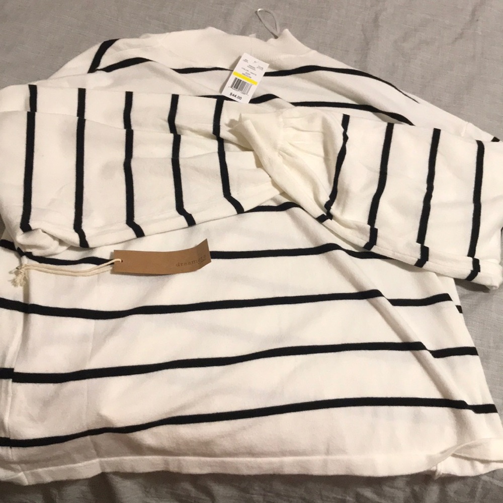 Dry Good’s Dreamers ballooned striped sweater